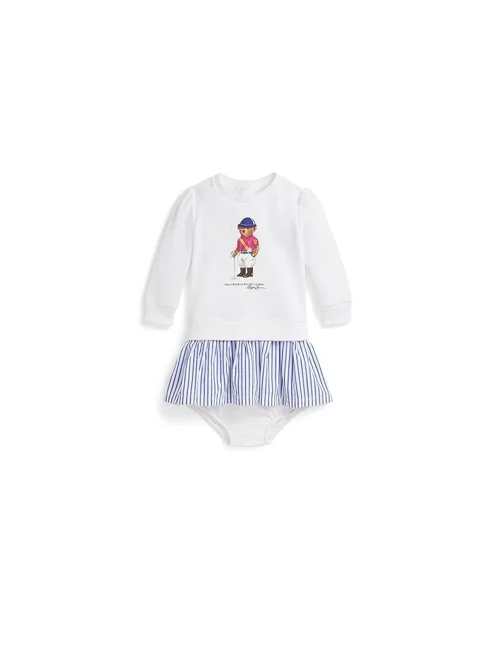 Платье флисовое Polo Bear с шортиками Polo Ralph Lauren Kids — 1