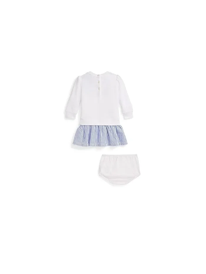 Платье флисовое Polo Bear с шортиками Polo Ralph Lauren Kids — 2