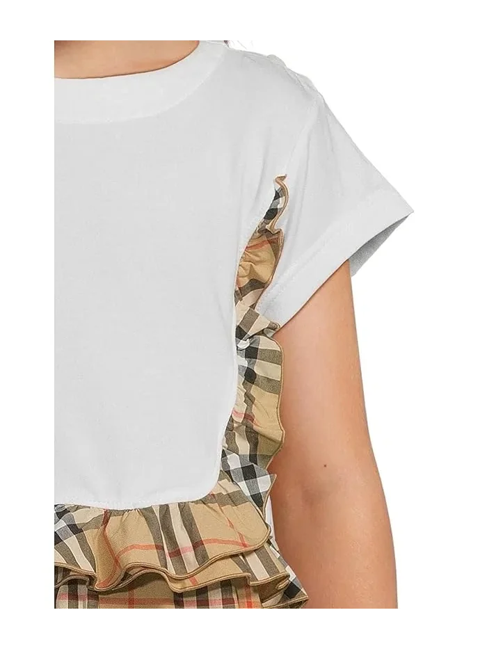 Платье с рюшами Rhonda Frill Burberry Kids — 3