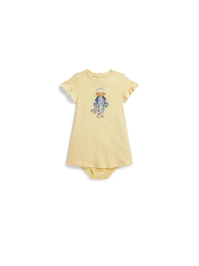 Платье с шортами Polo Bear хлопок Polo Ralph Lauren Kids — 1