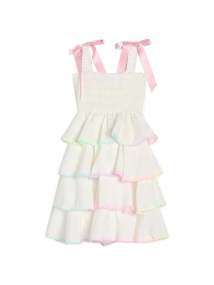 Платье детское с оборками Rainbow Tiered Bow Lola and The Boys — 2