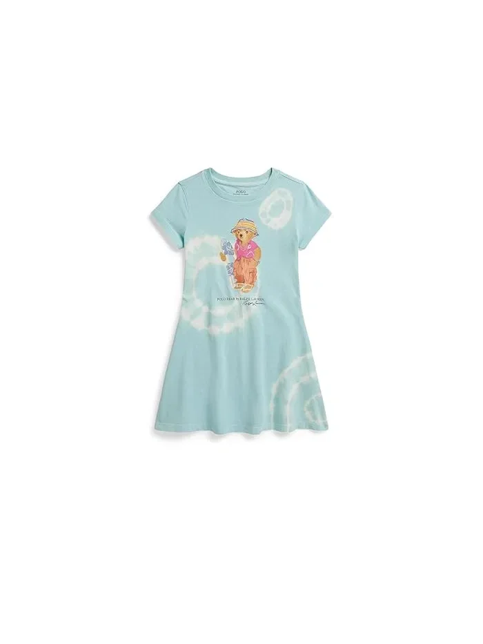 Платье с принтом Polo Bear Tie-Dye Polo Ralph Lauren Kids — 1