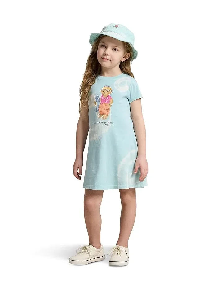 Платье с принтом Polo Bear Tie-Dye Polo Ralph Lauren Kids — 3