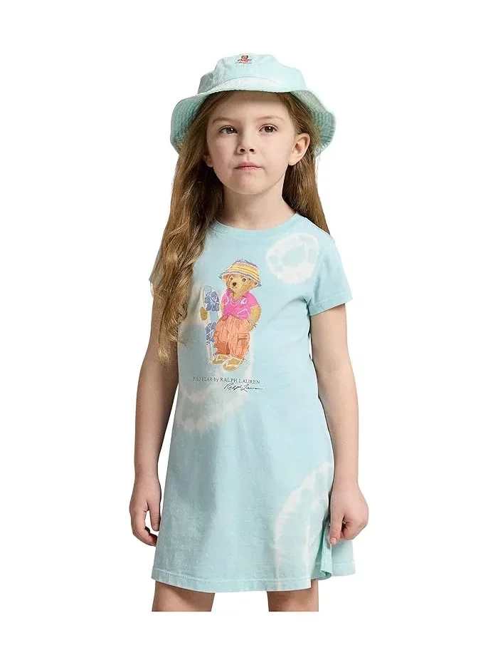 Платье с принтом Polo Bear Tie-Dye Polo Ralph Lauren Kids — 4