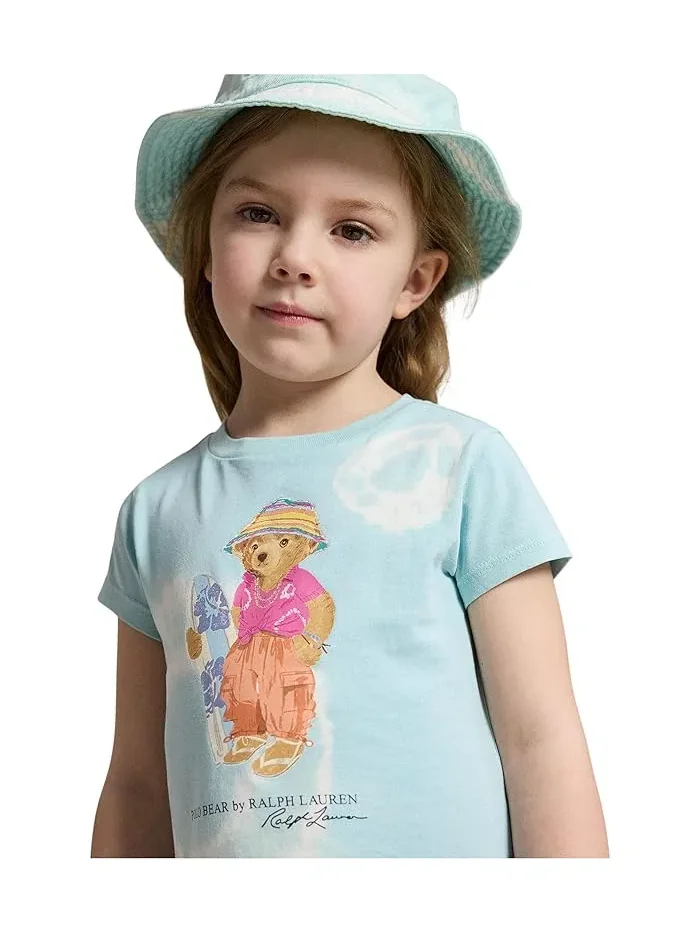 Платье с принтом Polo Bear Tie-Dye Polo Ralph Lauren Kids — 5