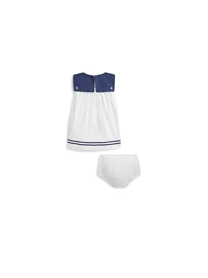 Платье с матросским воротником Cotton Interlock Sailor Polo Ralph Lauren Kids — 2
