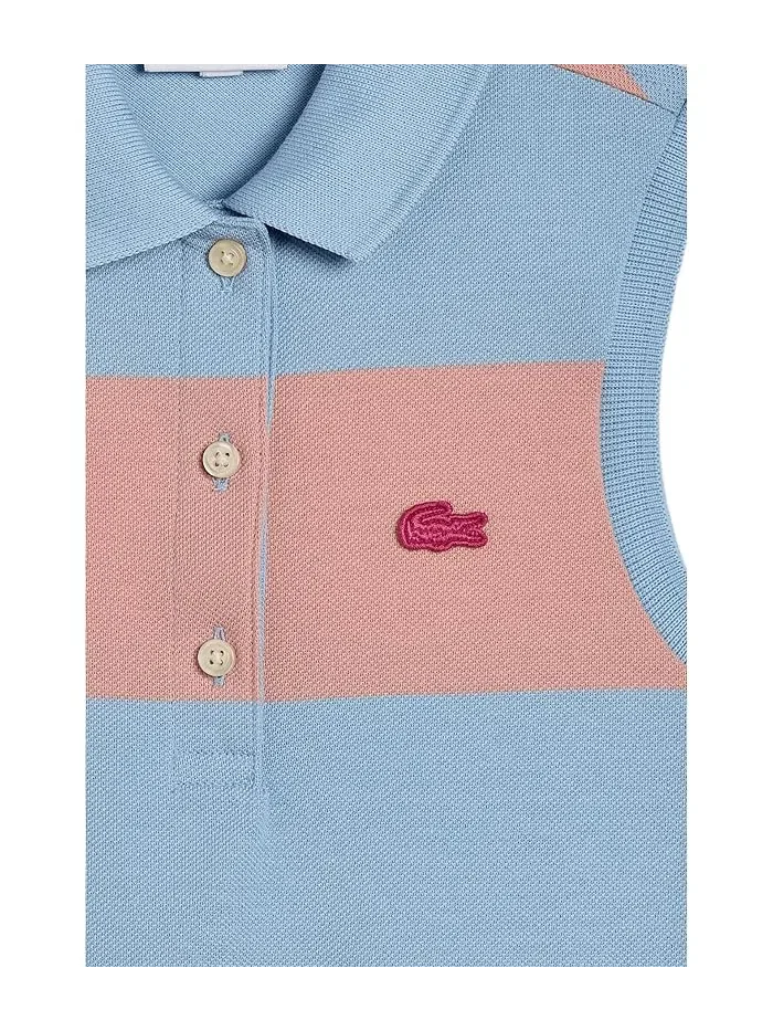 Платье без рукавов из пике Lacoste Kids — 3