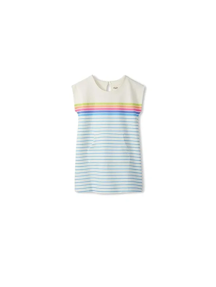 Платье свободное Rainbow Stripe Hatley Kids, Cami Lace — 1