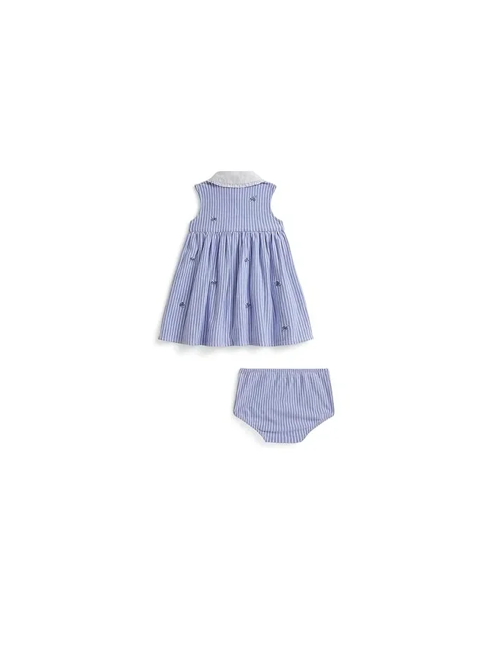 Платье с трусиками голубика Blueberry Cotton Mesh Polo Ralph Lauren Kids — 2