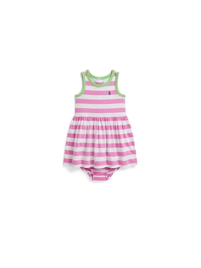 Платье полосатое хлопок Polo Ralph Lauren Kids — 1