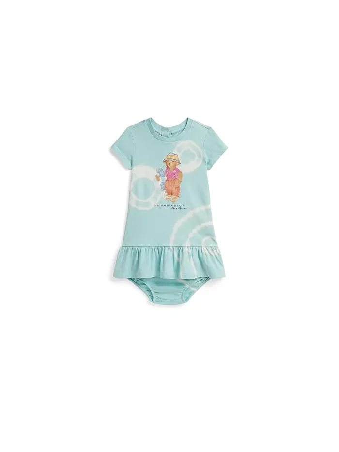 Платье с подгузником Tie-Dye Polo Ralph Lauren Kids — 1