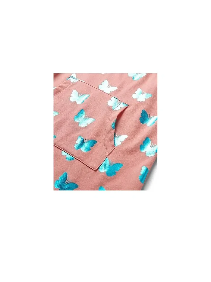 Платье свободного кроя с блестящими бабочками Glitter Butterfly Slouchy Dress Hatley Kids — 3