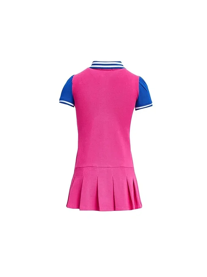 Платье Polo с сеткой и шортиками Big Pony Polo Ralph Lauren Kids — 2