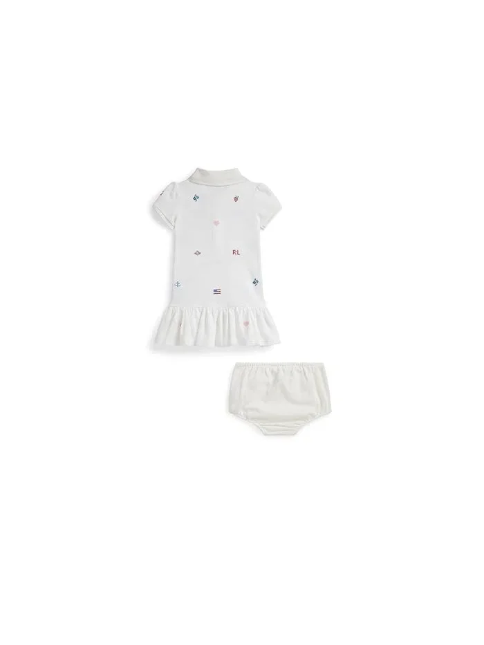 Платье с цветочной вышивкой Polo Ralph Lauren Kids — 2