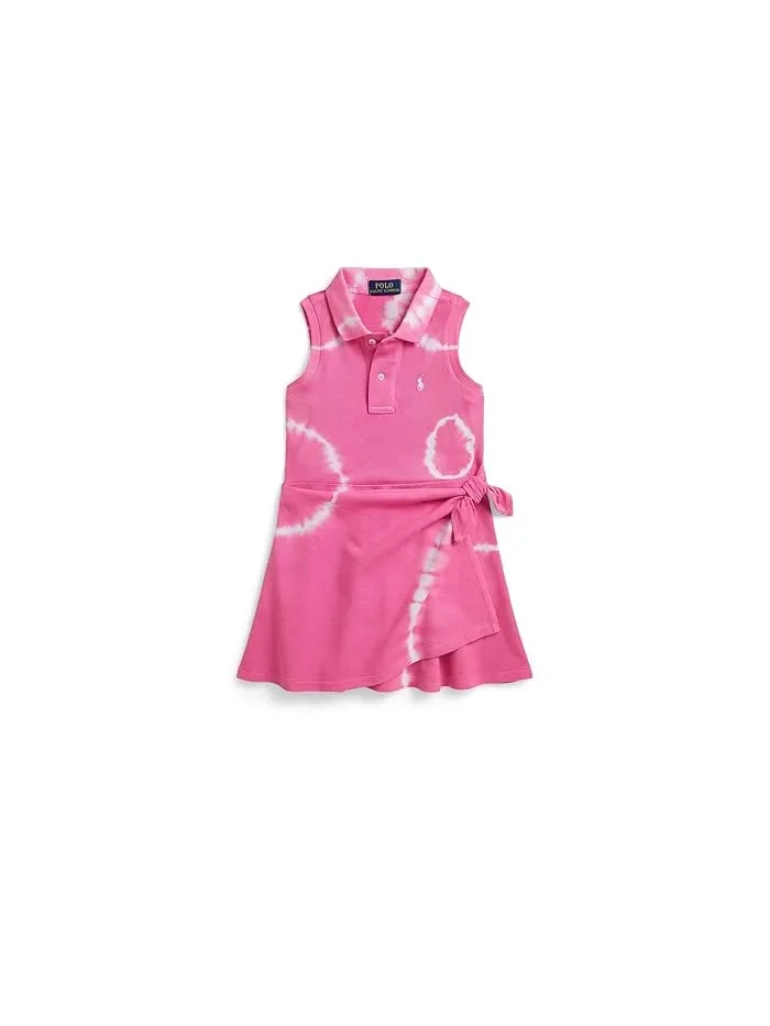Платье поло с имитацией запаха тай-дай Polo Ralph Lauren Kids — 1