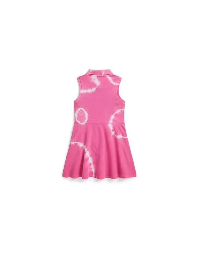 Платье поло с имитацией запаха тай-дай Polo Ralph Lauren Kids — 2