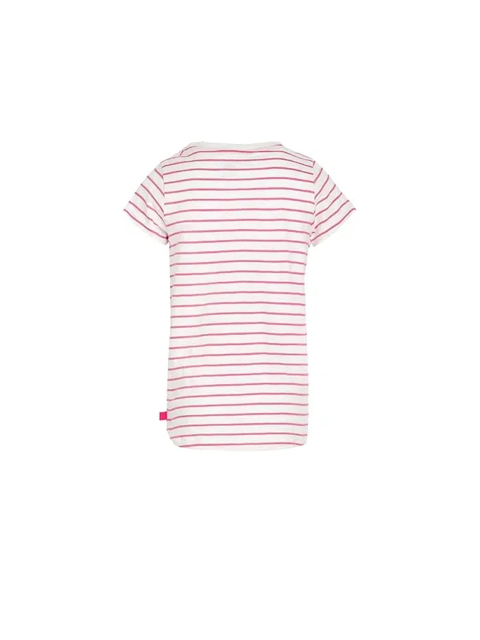 Футболка с цветочным принтом и завязками Radiant Flower Striped Tie Front Tee Hatley Kids — 2