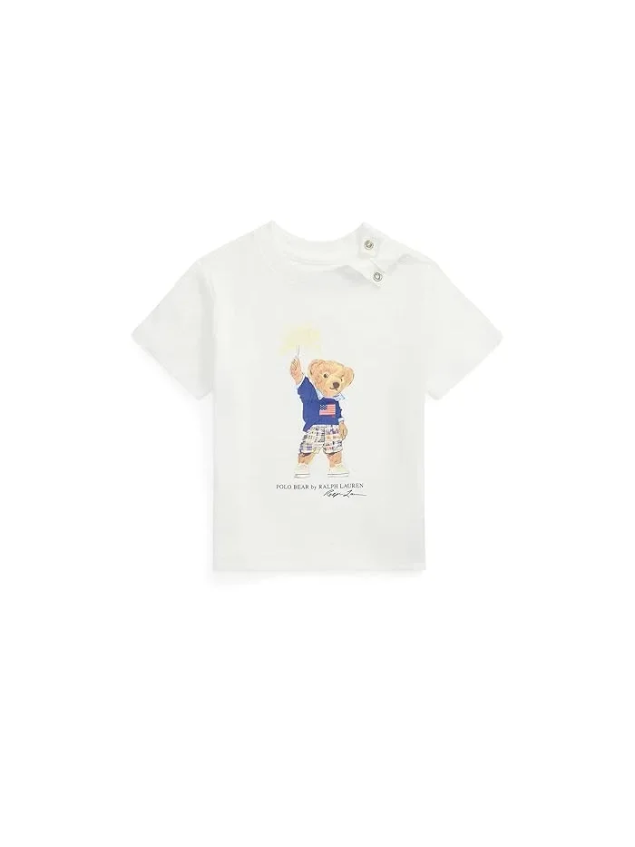 футболка Polo Bear Cotton Jersey Tee Polo Ralph Lauren Kids — 1