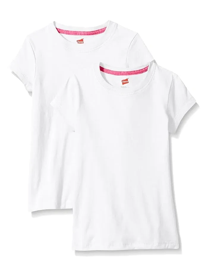 Футболка хлопковая джерси 2 шт. Hanes — черный
