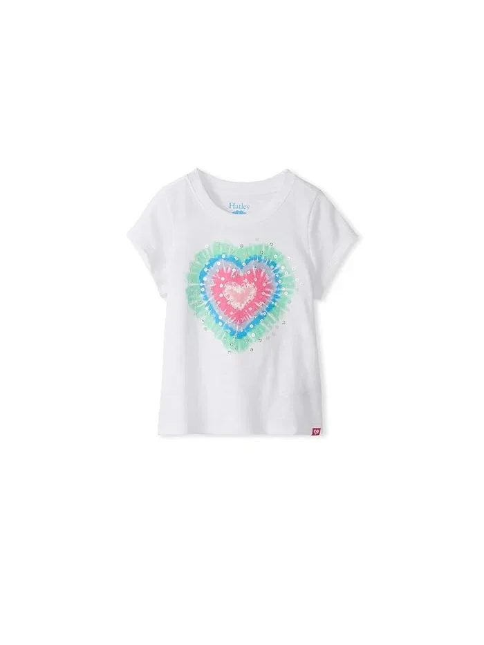 Футболка с графическим принтом Heart Burst Hatley Kids — 1