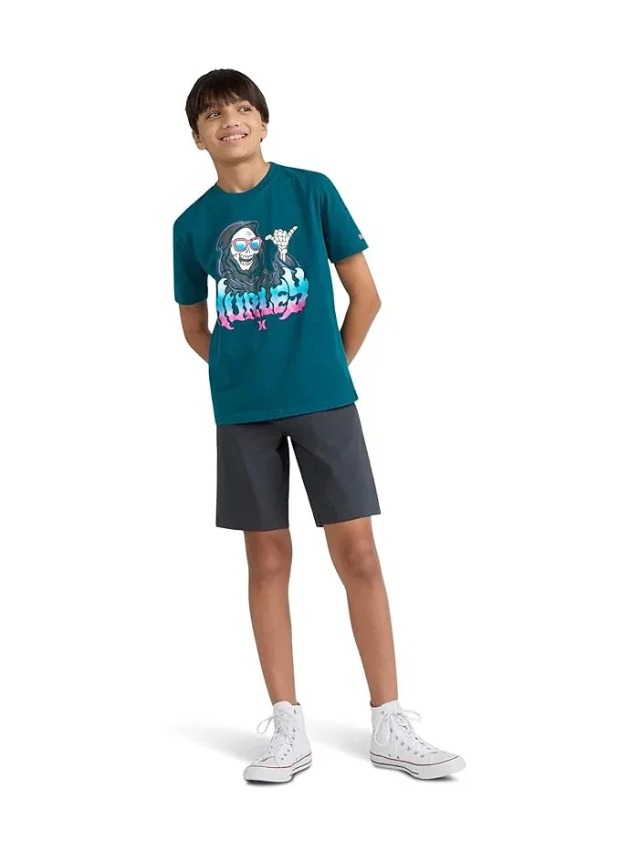 Футболка с графическим принтом Gnarly Gnelly Hurley Kids — 3