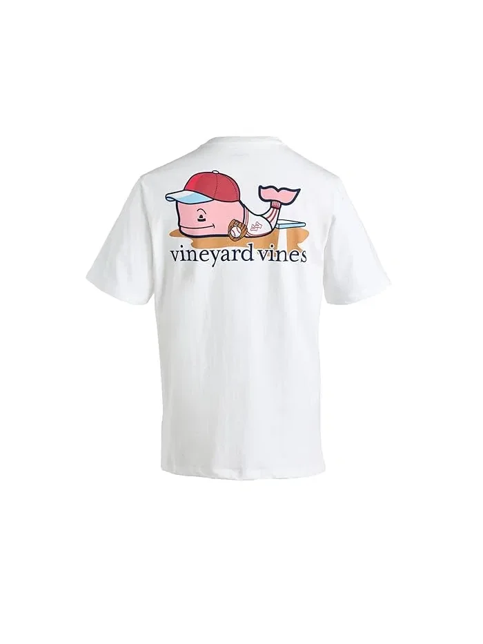 Футболка с китом Vineyard Vines Kids First Base Whale — 2