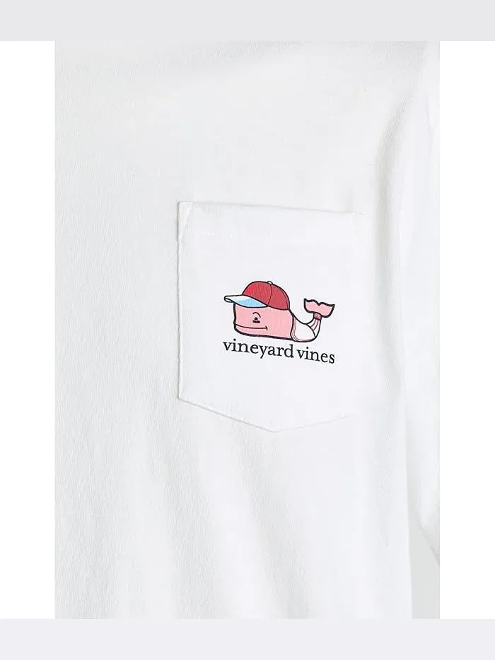 Футболка с китом Vineyard Vines Kids First Base Whale — 3