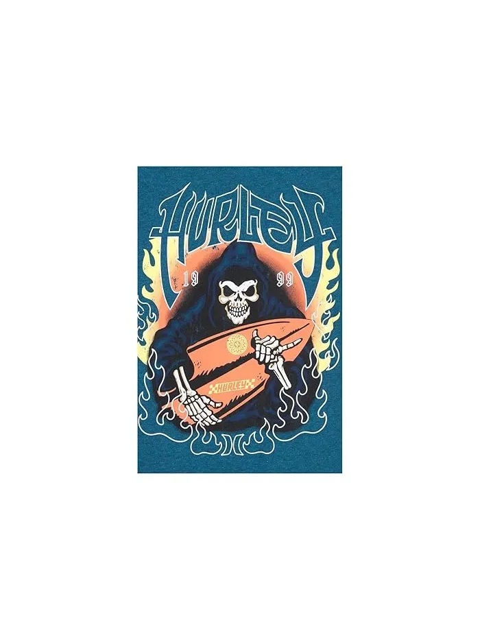 Футболка с графикой Surf Skelly Hurley Kids — 4