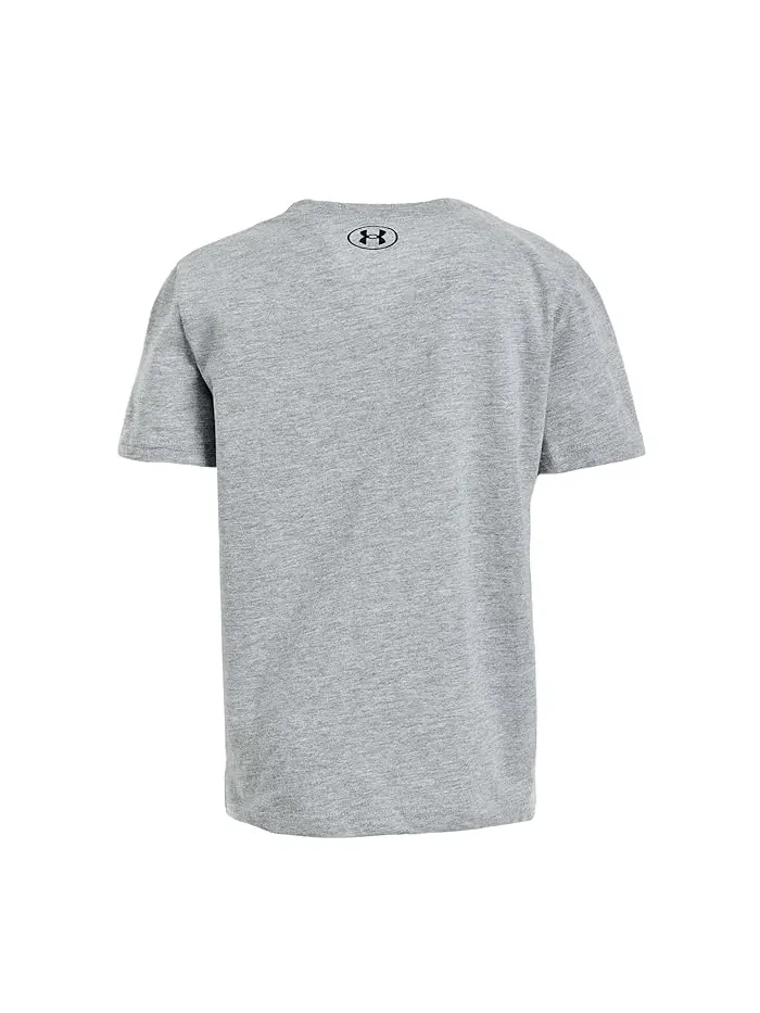 Футболка с логотипом дышащая Logo Football Short Sleeve Under Armour Kids — 2