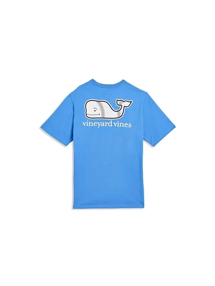 Футболка с принтом кита Baseball Whale Vineyard Vines Kids — 2