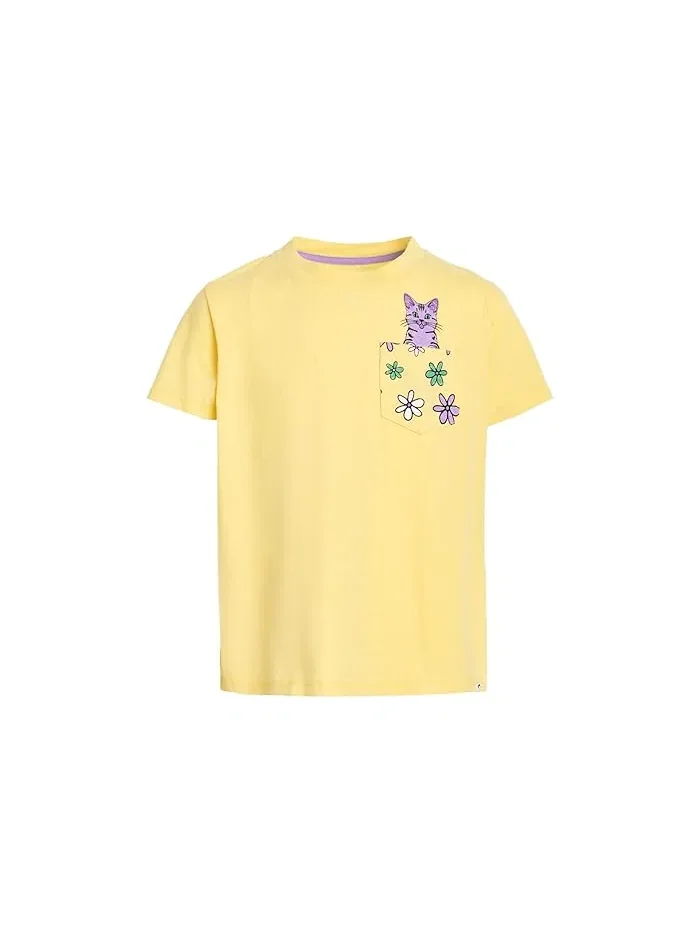 Футболка с карманом Navy Appaman Kids — синий