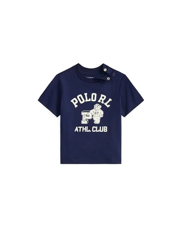 Футболка с логотипом хлопок Polo Ralph Lauren Kids — 1