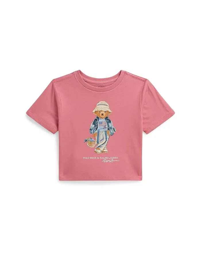 Футболка Polo Bear Cotton Jersey Boxy Tee Polo Ralph Lauren Kids — 1