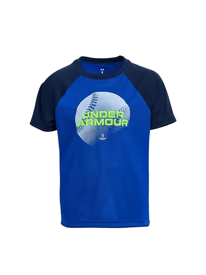 Футболка Baseball Tech Raglan с коротким рукавом Under Armour Kids — 1