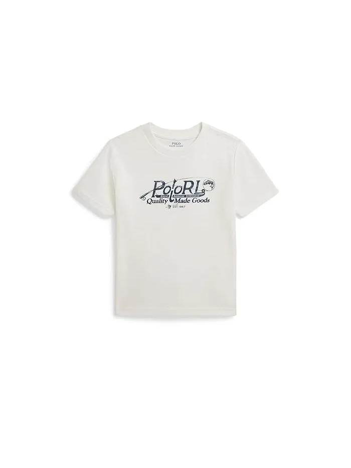 Футболка хлопковая Logo Cotton Jersey Tee Polo Ralph Lauren Kids — 1