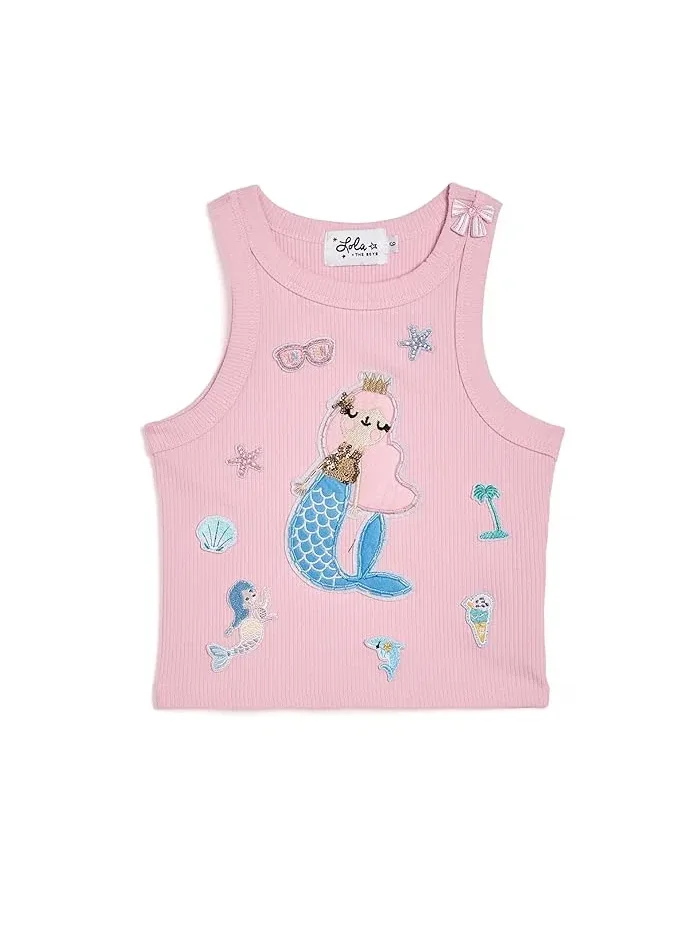 Футболка с русалочьим патчем Mermaid Patch Tank Lola and The Boys — 1