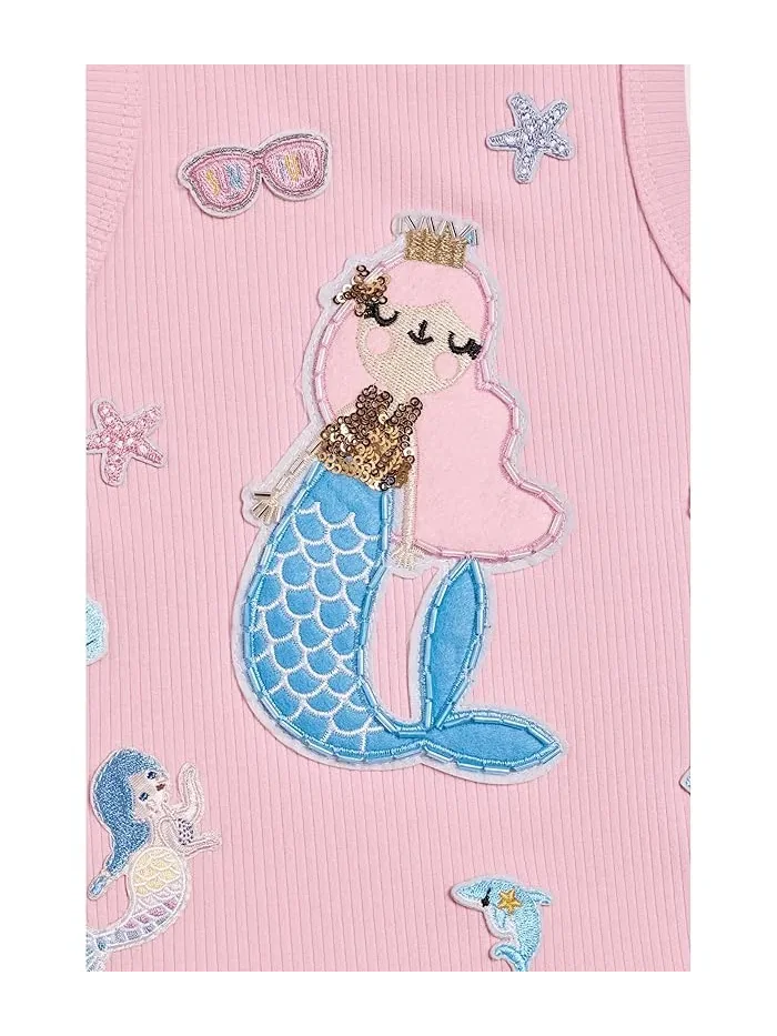 Футболка с русалочьим патчем Mermaid Patch Tank Lola and The Boys — 3