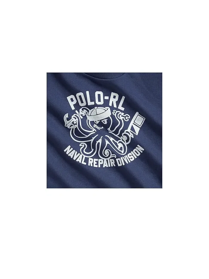 Футболка с принтом Cotton Jersey Infant Polo Ralph Lauren Kids — 3