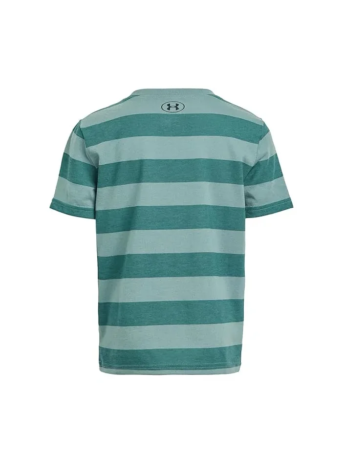 Футболка с полосками Printed Stripe Short Sleeve Under Armour Kids — 2