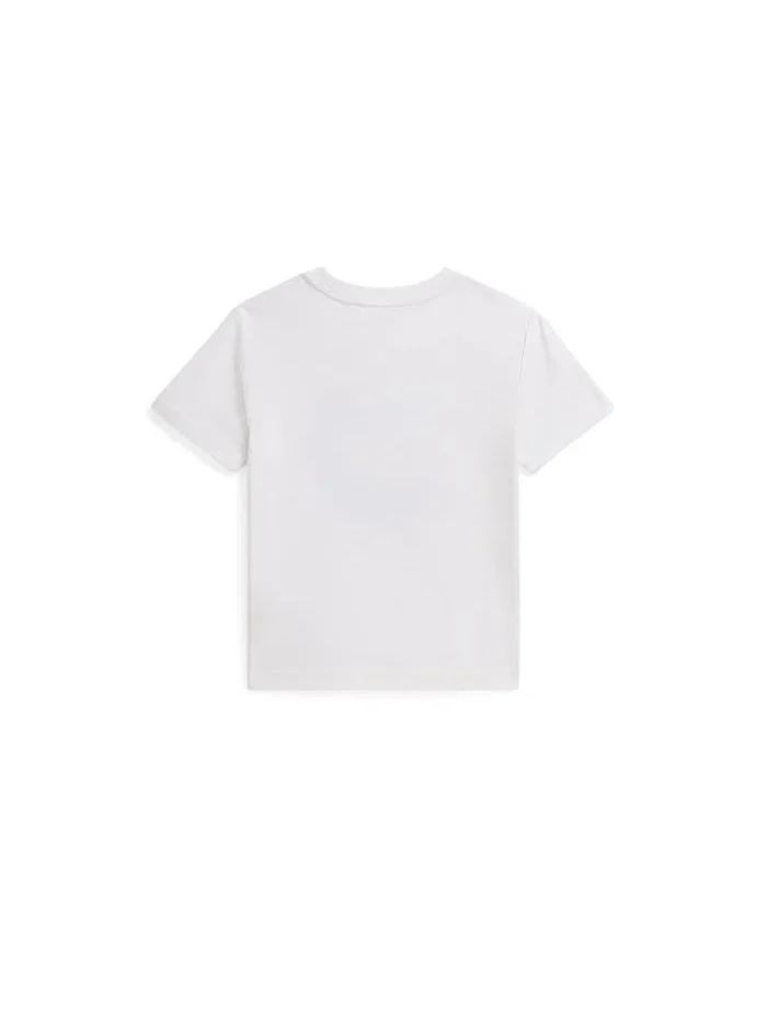 Футболка хлопковая с принтом Cotton Jersey Graphic Tee Polo Ralph Lauren Kids — 2