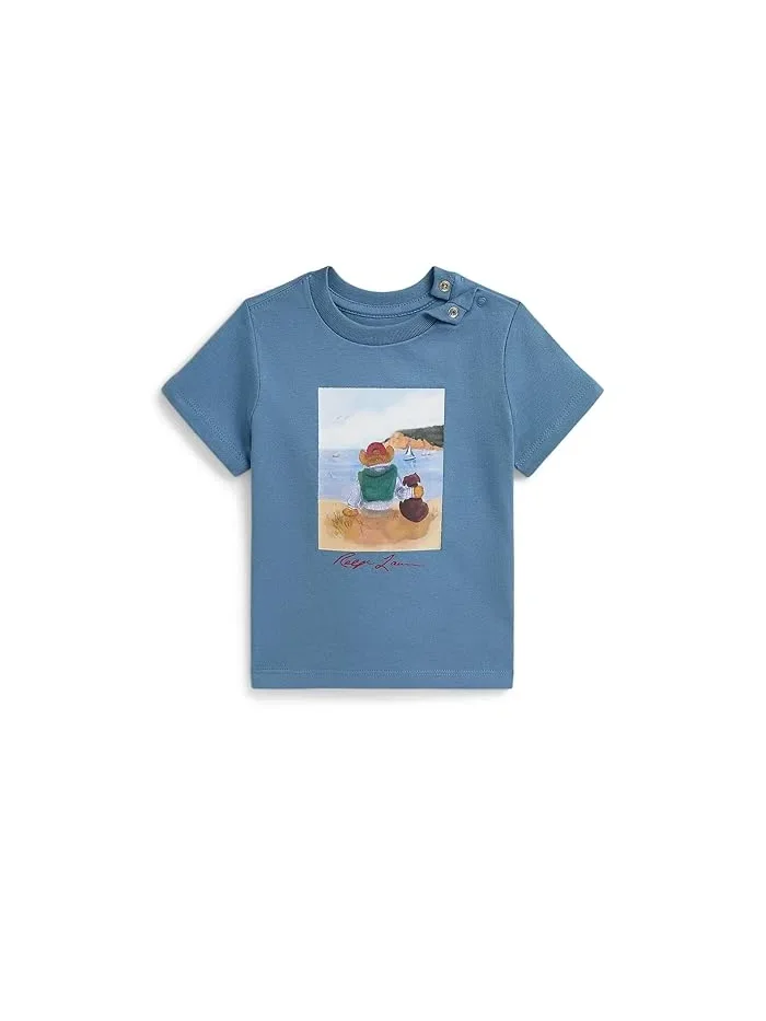 Футболка хлопковая Polo Bear Polo Ralph Lauren Kids — 1