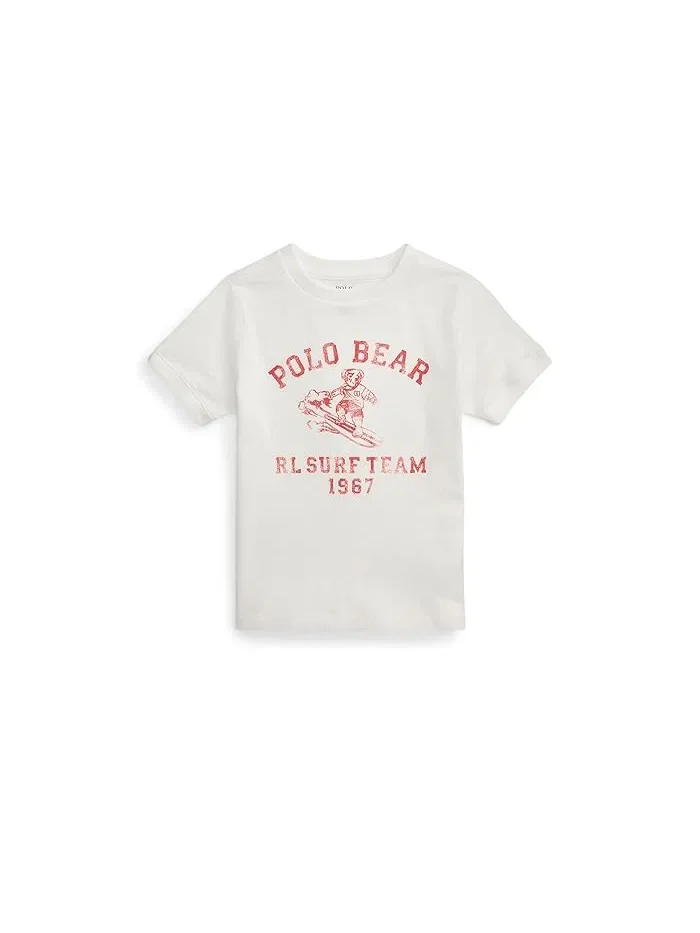 Футболка Polo Bear Cotton Jersey Tee Polo Ralph Lauren Kids — 1
