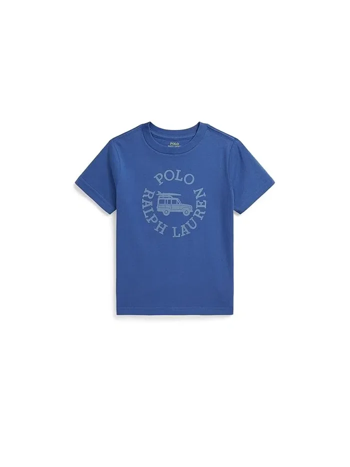 Футболка с логотипом хлопок Polo Ralph Lauren Kids — 1