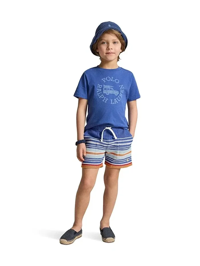 Футболка с логотипом хлопок Polo Ralph Lauren Kids — 3