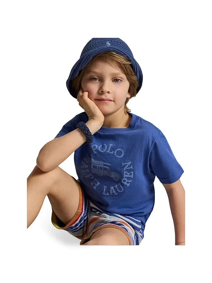 Футболка с логотипом хлопок Polo Ralph Lauren Kids — 4