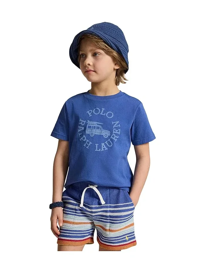Футболка с логотипом хлопок Polo Ralph Lauren Kids — 5