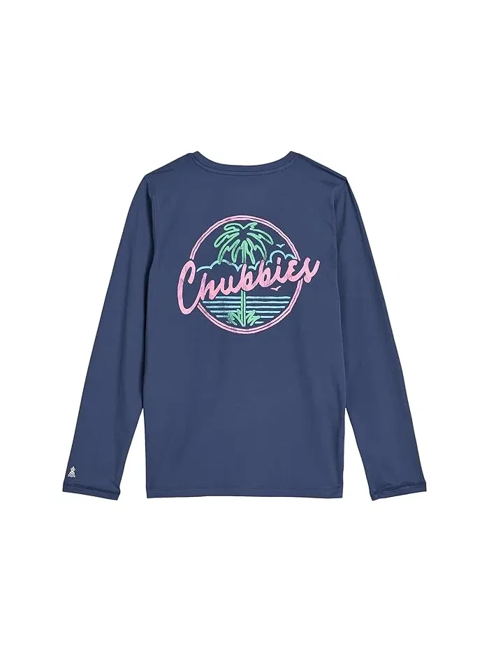 Футболка с принтом The Night Never Sleeps Sun Shirt Chubbies Kids — 2