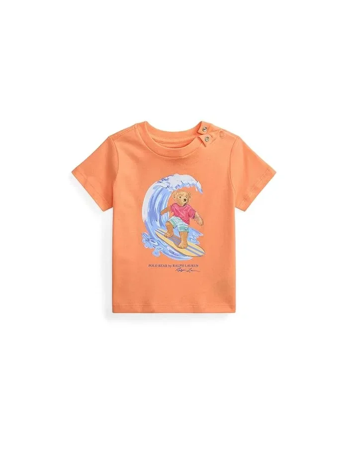 Футболка Polo Bear хлопок Polo Ralph Lauren Kids — 1