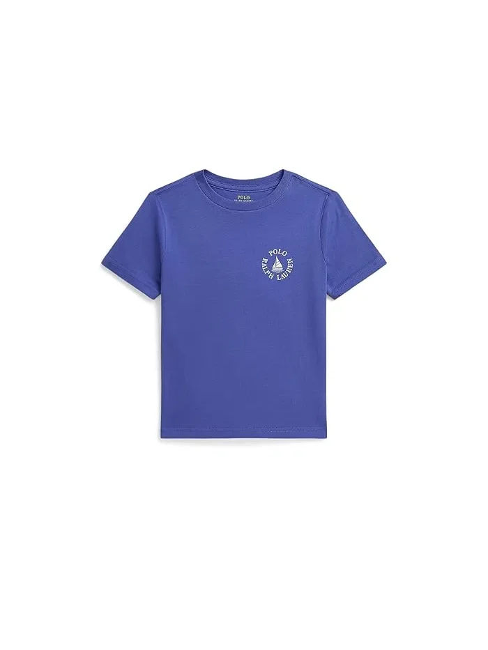 Футболка из хлопка Logo Cotton Jersey Tee Polo Ralph Lauren Kids — 1