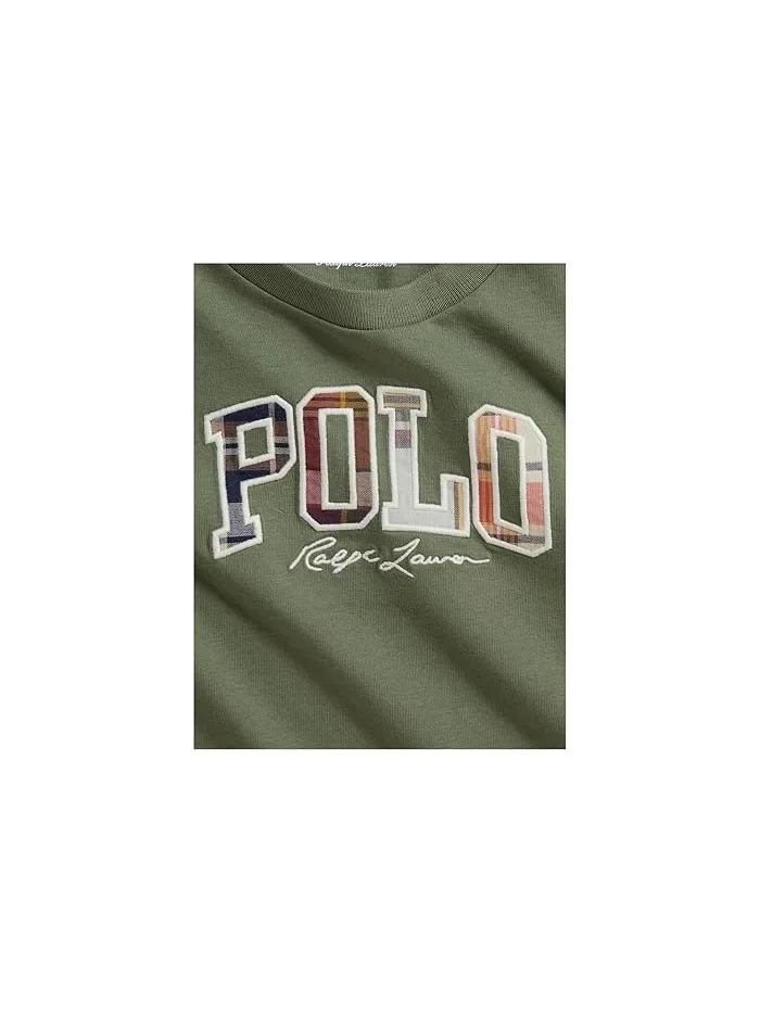 Футболка хлопковая Madras-logo Cotton Jersey Tee Polo Ralph Lauren Kids — 3
